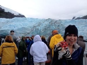 me and Pavel on the Portage glacier tour